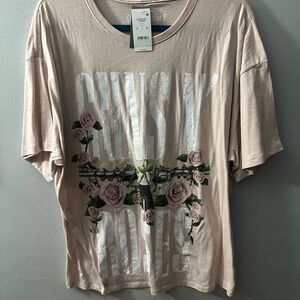 Women's Graphic Tee in Cream